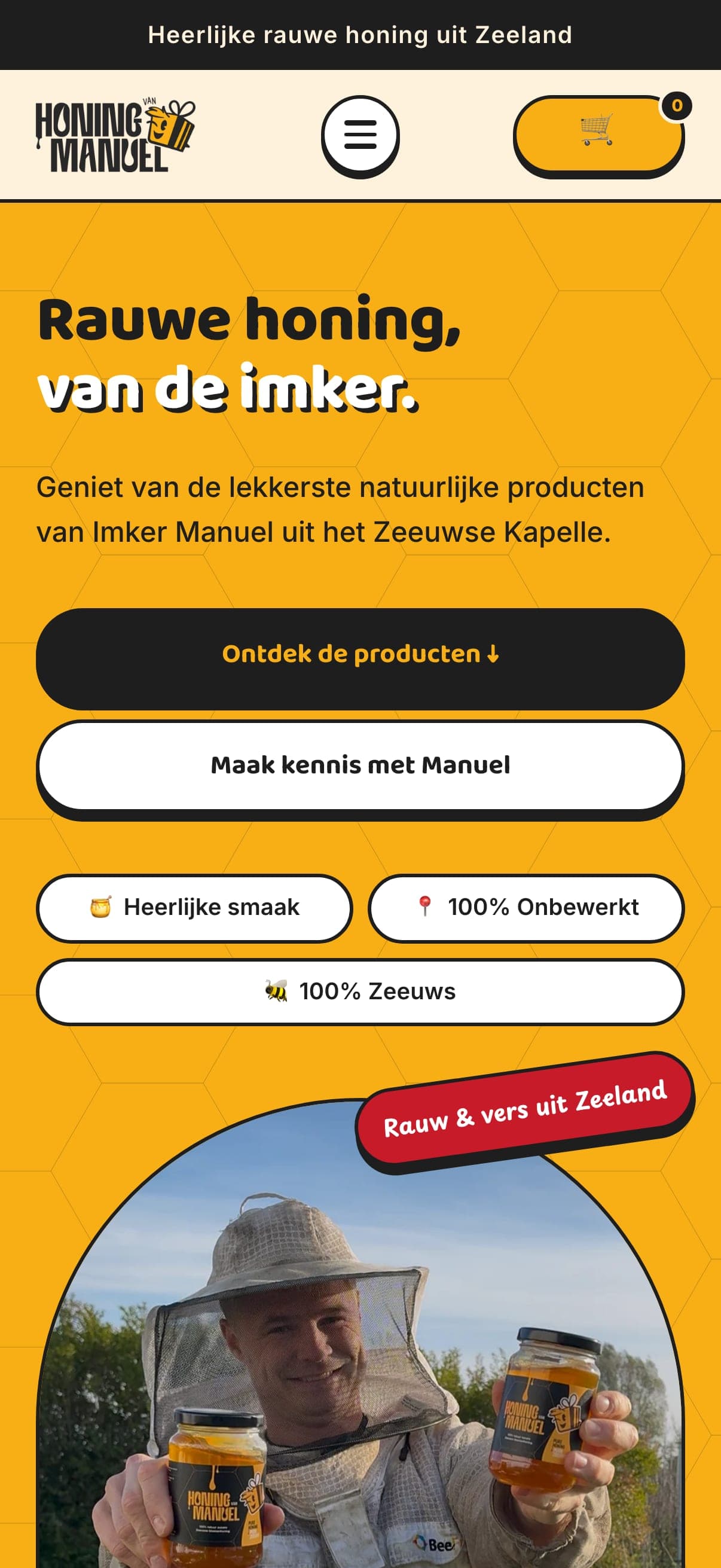 Honing van Manuel op een telefoon